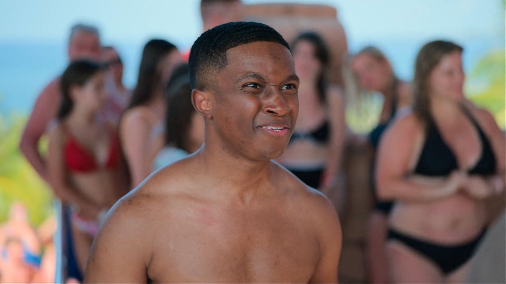 BJ Simmons watches the family chaos unfold in Madea's Destination Wedding (Image via Netflix)